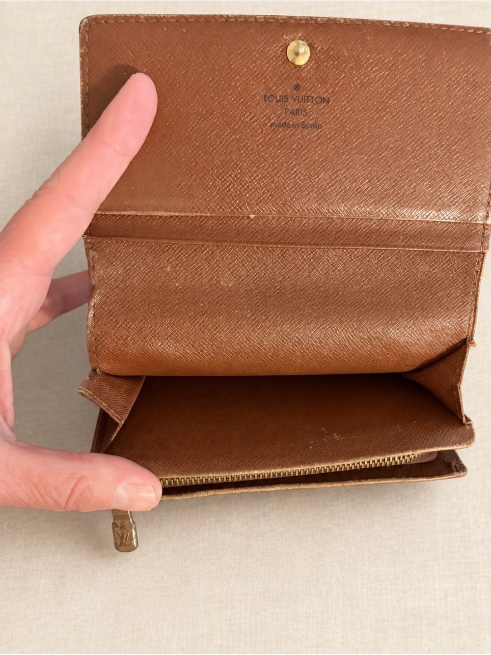 Louis Vuitton Brown Monogram Crossbody with Small Wallet - Picture 6 of 8